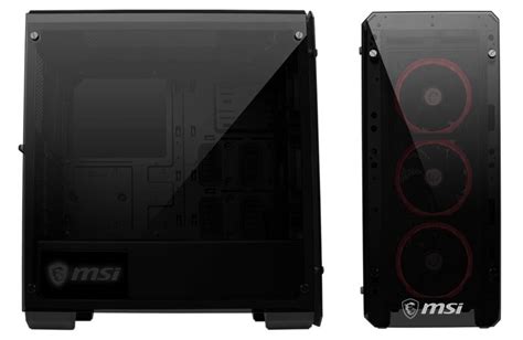MSI MAG Pylon chassis: tempered glass left, right .